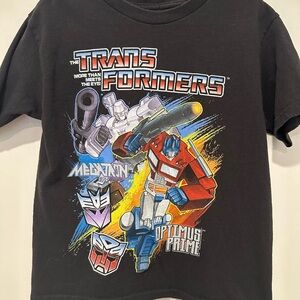 Transformers Optimus Prime Graphic Tee - Black